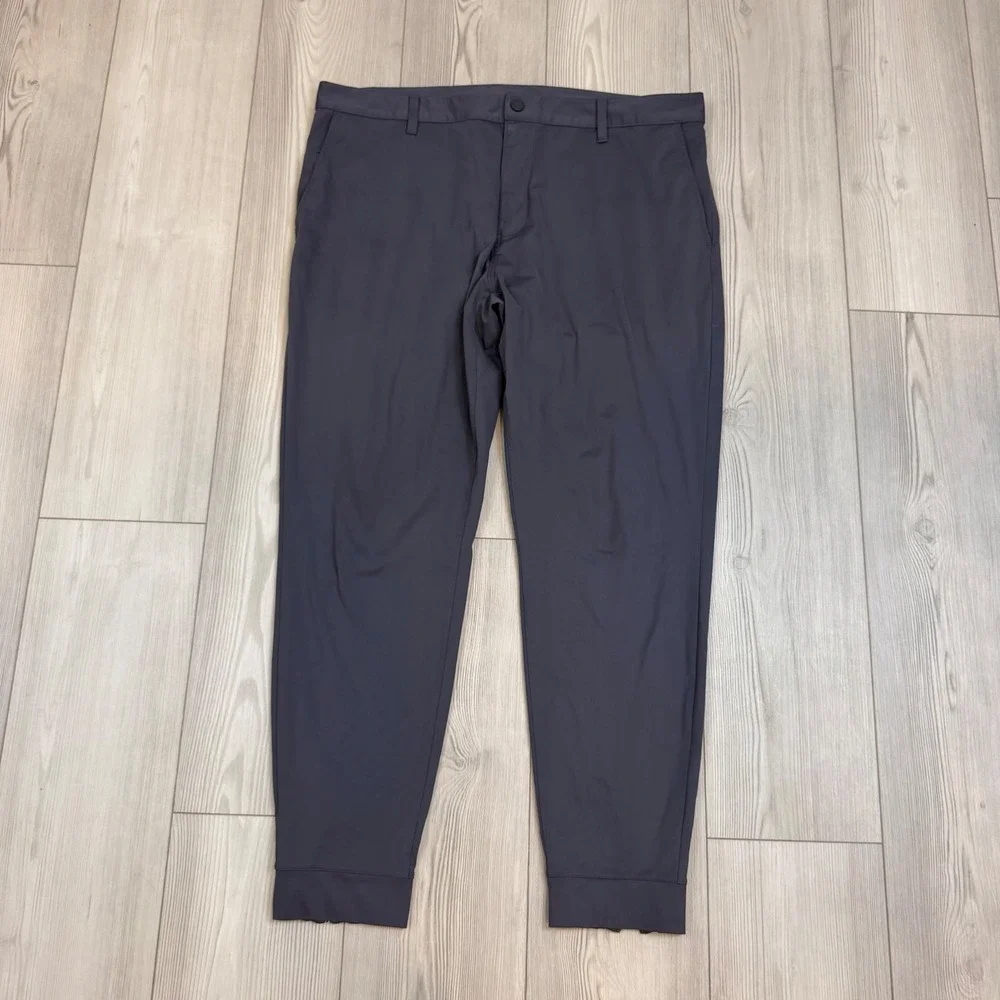 Rhone Commuter City Jogger Mens 38 Charcoal Grey Tech Stretch Pants 100594